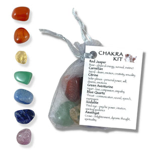 7 Chakra Crystal Kit – Energy Healing, Chakra Alignment & Spiritual Harmony - Heavenly Crystals Online