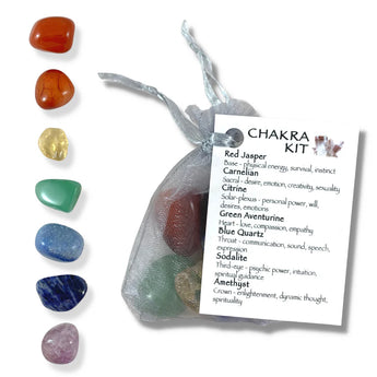 7 Chakra Crystal Kit – Energy Healing, Chakra Alignment & Spiritual Harmony - Heavenly Crystals Online