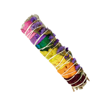 7 Chakra Sage Smudge Stick – 10cm Energy Cleansing & Healing Tool - Heavenly Crystals Online