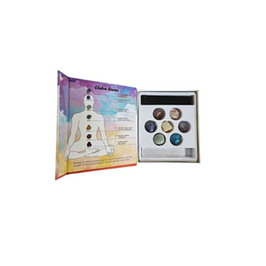 7 Chakra Tumbled Stone Set with Selenite – Alignment, Protection & Energy Renewal - Heavenly Crystals Online