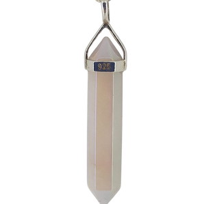 Rose Aura Quartz 925 Sterling Silver