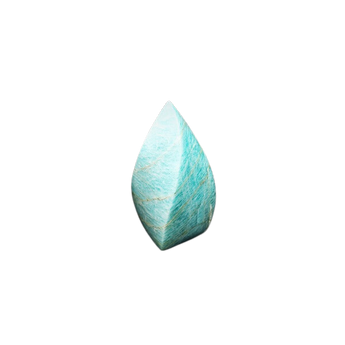 Amazonite Flame (165g) Calming Crystal Natural Gemstone Carving
 - Heavenly Crystals Online