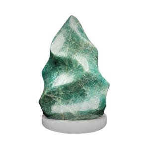 Amazonite Flame 497g | Calming Crystal | Natural Gemstone Carving - Heavenly Crystals Online