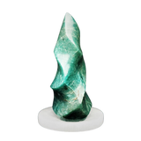 Amazonite Flame 497g | Calming Crystal | Natural Gemstone Carving - Heavenly Crystals Online