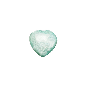 Amazonite Heart (121g) Calming Crystal & Natural Gemstone Carving - Heavenly Crystals Online