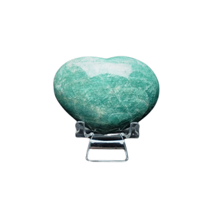 Amazonite Heart (219g) – Calming, Soothing & Emotional Balance Crystal - Heavenly Crystals Online