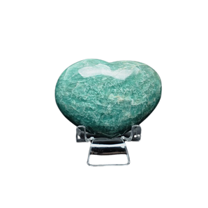Amazonite Heart (219g) – Calming, Soothing & Emotional Balance Crystal - Heavenly Crystals Online