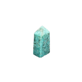 Amazonite with Hematite Tower (65g) – Calm, Grounding, Protection & Emotional Balance - Heavenly Crystals Online