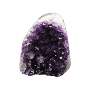 Amethyst Cluster Cut Base (1.029kg) Calm, Intuition & Spiritual Clarity - Heavenly Crystals Online