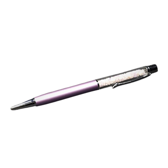 Amethyst Crystal Pen with Velvet Pouch | Intuition & Clarity Writing Tool - Heavenly Crystals Online