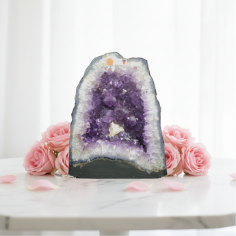 Amethyst Geode Cave 8.902kg - Meditation & Spiritual Growth - Heavenly Crystals Online