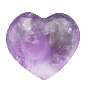 Amethyst Heart Crystal (84g) Love & Spiritual Growth - Heavenly Crystals Online