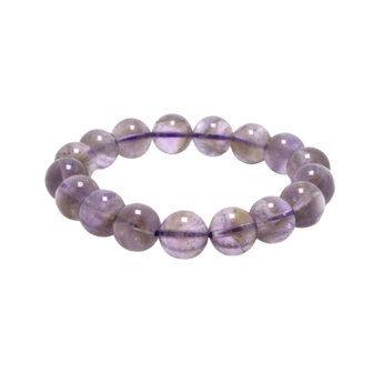 Ametrine Bracelet (10mm) Clarity, Balance & Transformation Energy - Heavenly Crystals Online