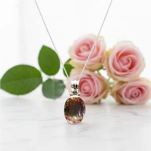 Ametrine Pendant in 925 Sterling Silver | Balance & Radiance | Harmony & Clarity - Heavenly Crystals Online