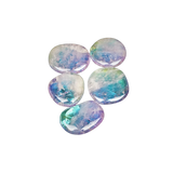 Angel Aura Amethyst Quartz Flat Worry Stone – Calm, Intuition & Higher Guidance - Heavenly Crystals Online
