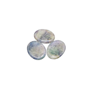 Angel Aura Amethyst Quartz Thumb Worry Stone - Heavenly Crystals Online