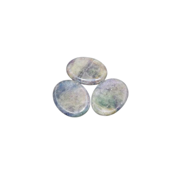 Angel Aura Amethyst Quartz Thumb Worry Stone - Heavenly Crystals Online