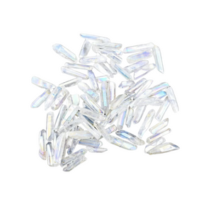 Angel Aura Quartz Gridding Points (50g) in Organza Pouch – Lightwork, Spiritual Clarity & Angelic Connection - Heavenly Crystals Online
