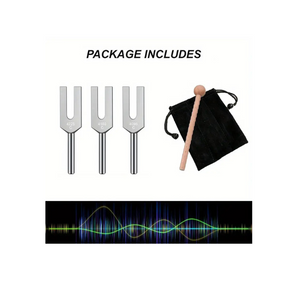 Angel Tuning Fork Set | 4096 4160 4225 Hz | Angelic Connection - Heavenly Crystals Online