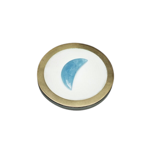 Aquamarine Moon Crystal (13g) Peace, Clarity & Emotional Balance - Heavenly Crystals Online