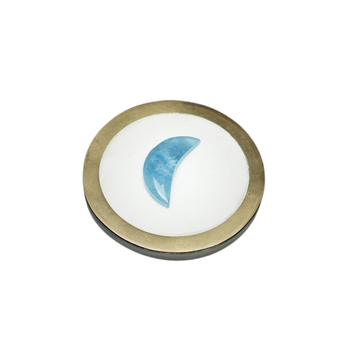 Aquamarine Moon Crystal (14g) – Calm, Clarity & Soothing Emotional Healing - Heavenly Crystals Online