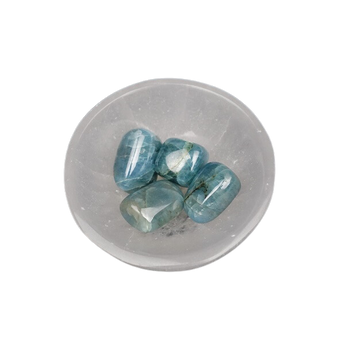 Aquamarine Tumbled Stone - Soothing Energy, Balance & Inner Peace - Heavenly Crystals Online