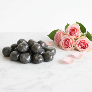 Black Moonstone Orb Tumbled Stone – Intuition, Protection & Spiritual Growth - Heavenly Crystals Online