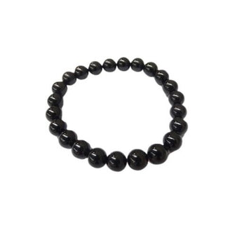 Black Obsidian Bracelet (8mm) Stability, Protection & Inner Strength - Heavenly Crystals Online