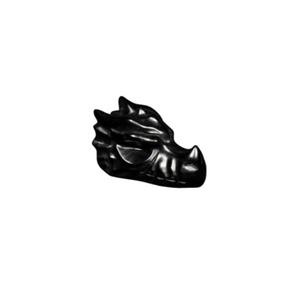 Black Obsidian Dragon Head - Heavenly Crystals Online