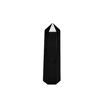 Black Obsidian Generator Point (870g) – Protection, Grounding & Energetic Shielding - Heavenly Crystals Online