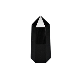 Black Obsidian Generator Point (887g) – Protection, Grounding & Energetic Shielding - Heavenly Crystals Online