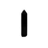 Black Obsidian Moon Phase Generator Point (120g) – Protection, Grounding & Lunar Energy Alignment - Heavenly Crystals Online