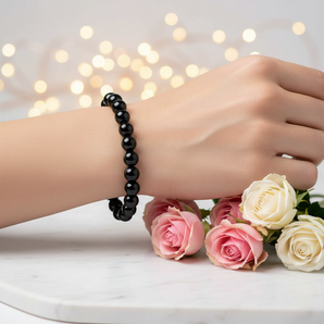 Black Tourmaline Bracelet – Protection, Grounding & Energy Shielding - Heavenly Crystals Online
