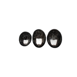 Black Tourmaline Polished Palm Stone – Protection, Grounding & Energy Shielding - Heavenly Crystals Online