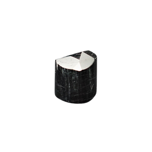Black Tourmaline Smooth Chunk with Faceted Polished Point (240g) – Protection, Grounding & Deep Energy Clearing - Heavenly Crystals Online