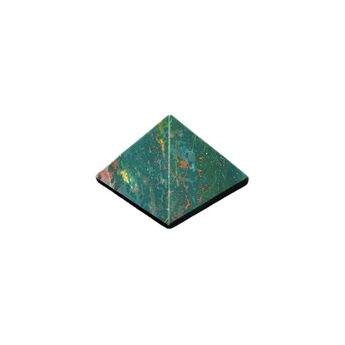 Bloodstone Pyramid (61g) – Strength, Courage & Grounding Vitality Crystal - Heavenly Crystals Online