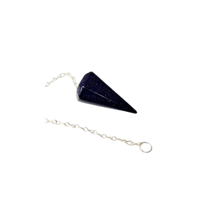 Blue Goldstone Pendulum - XXL