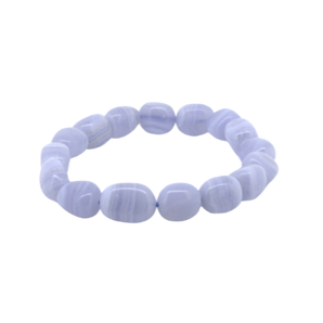 Blue Lace Agate Bracelet - 10mm