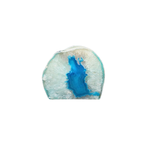 Blue Agate Candle Holder include tealight candle (1.026kg) Calm, Protection & Ambient Glow
 - Heavenly Crystals Online