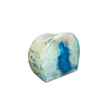 Blue Agate Candle Holder include tealight candle (1.026kg) Calm, Protection & Ambient Glow - Heavenly Crystals Online