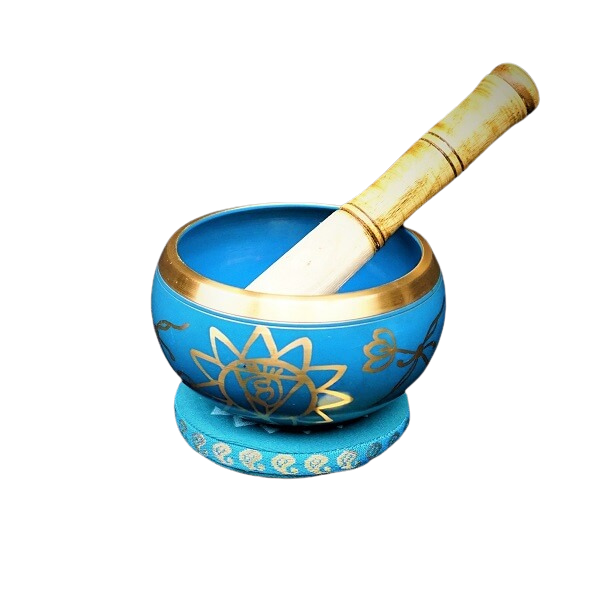 Blue Brass Tibetan Singing Bowl – Throat Chakra | Sound Healing ...
