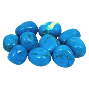 Blue Dyed Howlite Tumbled Stone – Calm, Communication & Spiritual Harmony - Heavenly Crystals Online