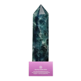 Blue Fluorite Generator Point (1.796kg) – Calm, Clarity, Intuition & Energetic Harmony - Heavenly Crystals Online