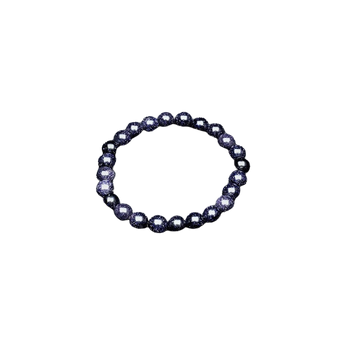 Blue Goldstone Bracelet (Manmade – Glass with Copper) – Confidence, Ambition & Positive Energy - Heavenly Crystals Online