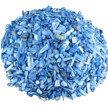 Blue Kyanite Blade Chips (100g) Pouch – Chakra Alignment, Truth & Energetic Clearing - Heavenly Crystals Online
