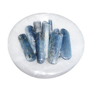 Blue Kyanite Polished Blade – Chakra Alignment, Truth & Energetic Clearing - Heavenly Crystals Online