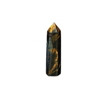 Blue and Golden-Brown Tigers Eye Generator Point - Heavenly Crystals Online