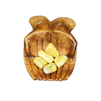 Bumblebee Jasper Tumbled Stone – Energy, Confidence & Inner Strength - Heavenly Crystals Online