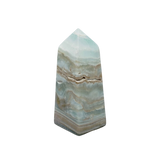 Caribbean Blue Calcite Obelisk - Heavenly Crystals Online