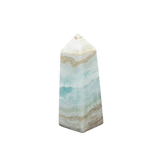 Caribbean Blue Calcite Obelisk - Heavenly Crystals Online